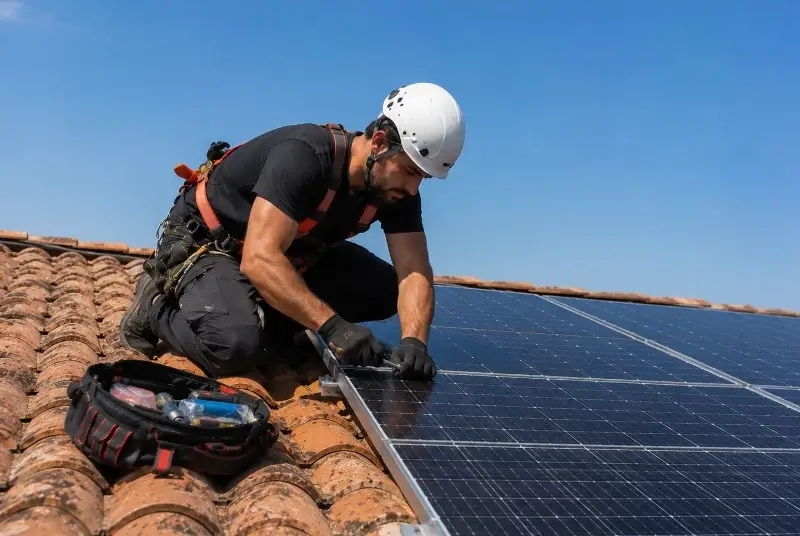 Maintenance et monitoring de panneaux solaires à Val-Couesnon